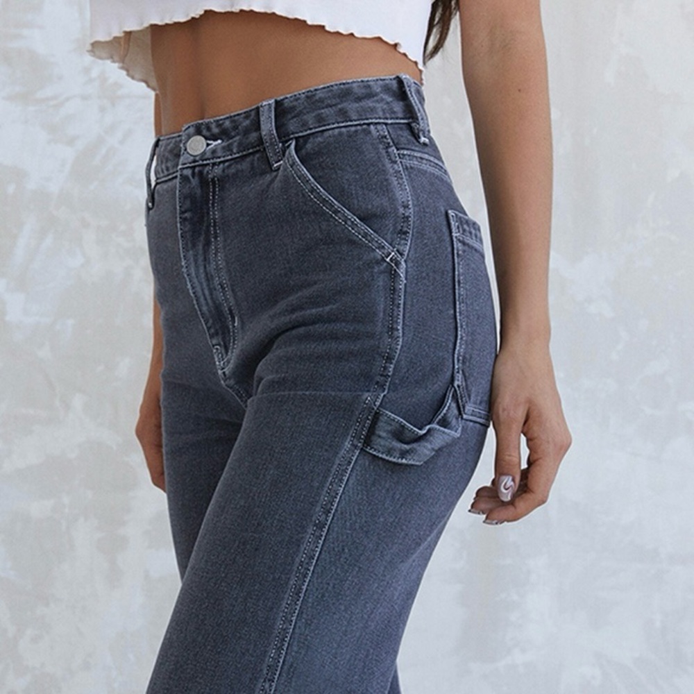 PacSun 90’s Boyfriend Carpenter Jeans in Black - Picture 9 of 15